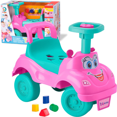 Triciclo Velobaby Passeio & Pedal Rosa 357 Motoca Totoca Velotrol Infantil  Tico Tico Haste Direcionável Removível Criança Presente Bandeirante na  Americanas Empresas