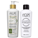 Felps Escova Progressiva De Okra 300Ml E Antirresiduo 250Ml