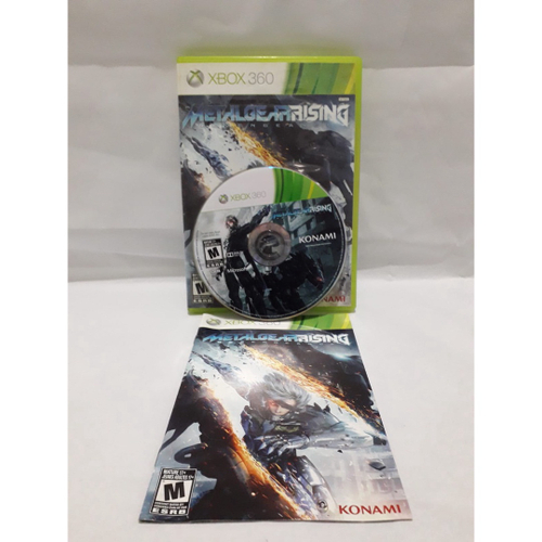 Gameteczone Jogo Xbox 360 Metal Gear Rising: Revengeance - Konami São -  Gameteczone a melhor loja de Games e Assistência Técnica do Brasil em SP