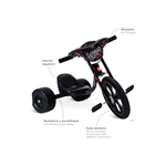 Moto Eletrica Infantil Xplast Speed Chopper 6V Branca Vermelha - Maçã Verde  Baby