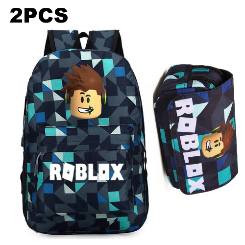 Bolsa Escolar Roblox Junior, Mochila Masculina E Feminina, E