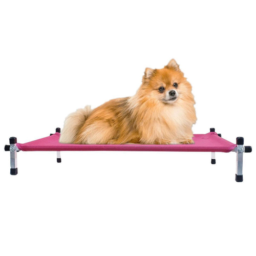 Cama Quadrada Para Cachorro Ou Gato Luppet Rosa Xadrez GG