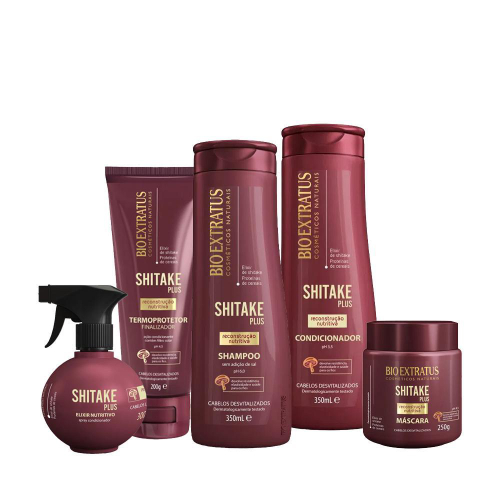 Kit Bio Extratus Shitake Plus Completo 5 Itens em Promoção na Americanas