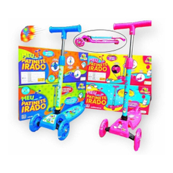 Patinete Infantil 3 Rodas Com Luz Dobrável Altura Ajustável é boa?