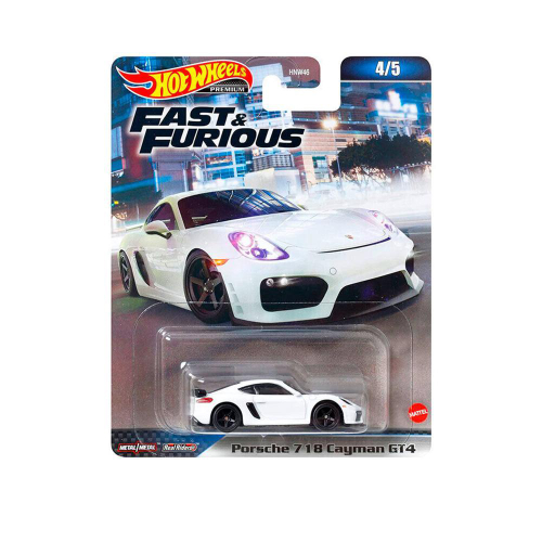 Carrinho Hot Wheels Velozes E Furiosos Premium Porsche 718 na Americanas  Empresas