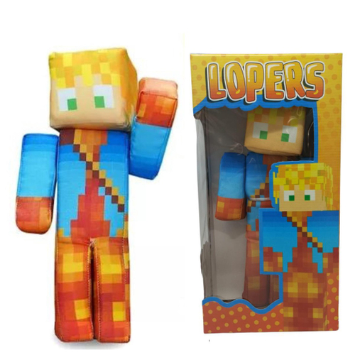 Boneco Lopers r Minecraft - 35cm