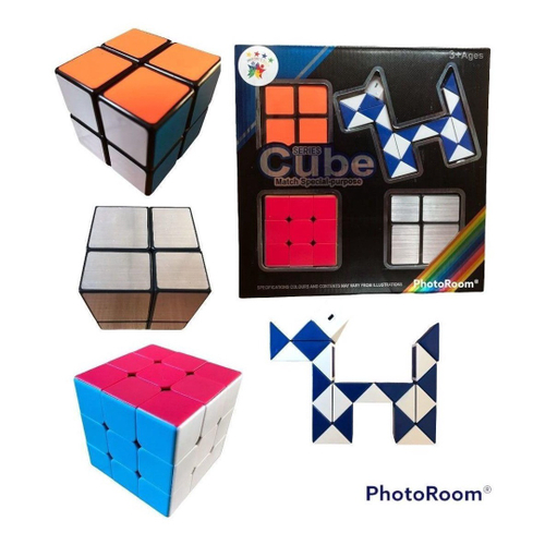 Jogos de Raciocínio Cubo Mágico Snake Cube kit com 6 desafios