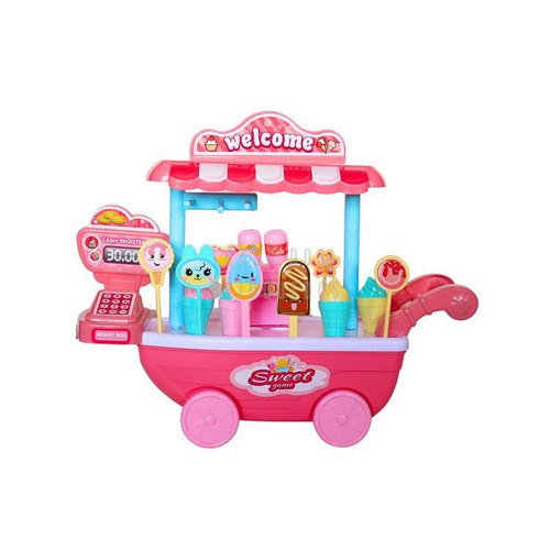 Carrinho de Sorvete Brinquedo Cozinha Infantil Sorvetinho - Dupari