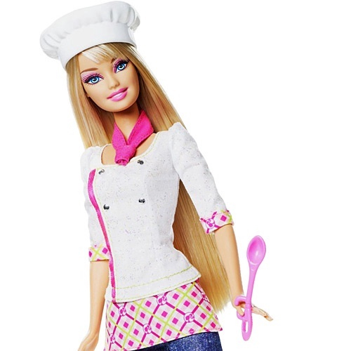 Boneca Barbie quero ser Chefe.