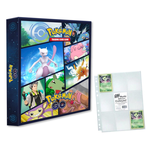 Folhas album cartinha pokemon