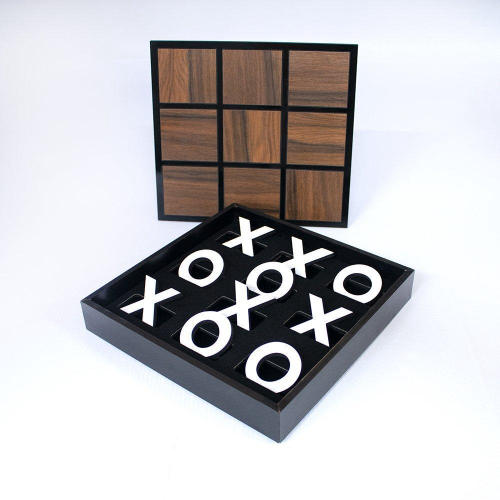 Jogo da Velha Tic Tac Toe em Madeira mdf