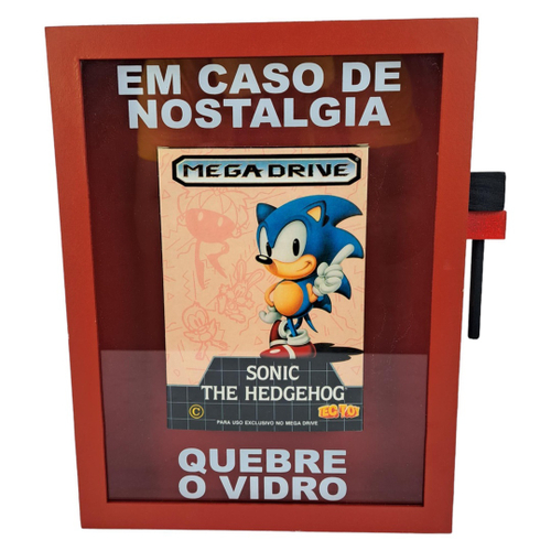 Quadro Decorativo Poster Desenho Sonic Mania Game Infantil 5