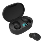 Fones Wireless s/ Fio Preto Visor Caixinha Moto G10 G20 G30