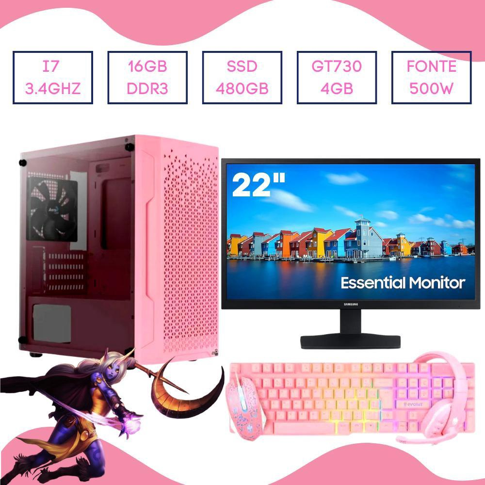 PC gamer completo com 16% de desconto na ; confira