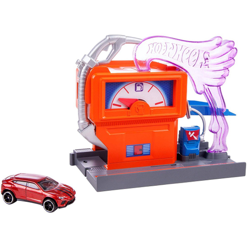 PISTA INFANTIL CARRINHO ESTACIONAMENTO POSTO GASOLINA HOT WHELLS