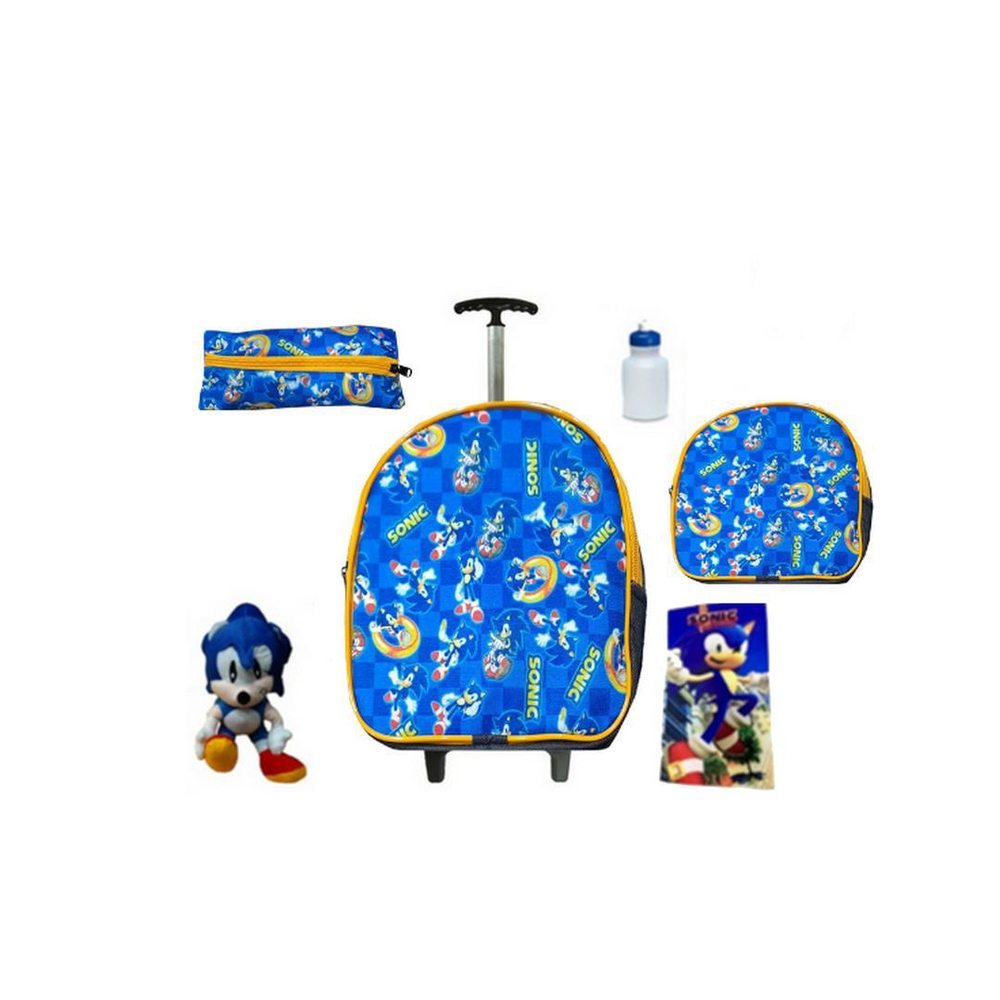 Kit Mochila de Rodinhas Infantil Sonic 2 + Boneco Pelúcia em Promoção na  Americanas