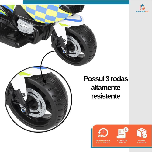 Mini Moto Elétrica Infantil Motorizado 12V Brinquedo Criança