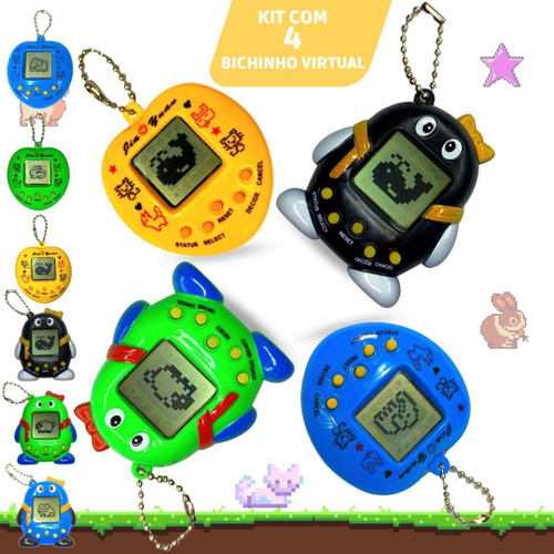 Bichinho Virtual Tamagotchi Brinquedo Infantil Joguinho Nostálgico na  Americanas Empresas