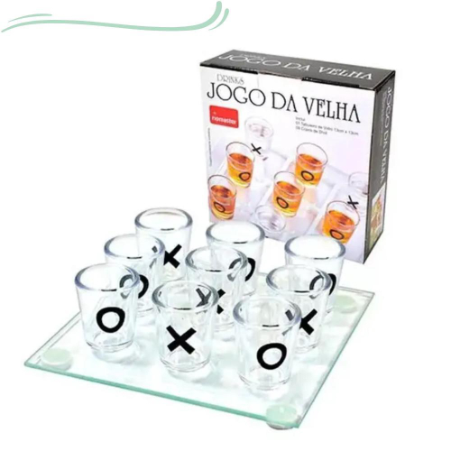 Jogo Da Velha Shot Drinks Com Copinhos Jogos Adultos Etílico