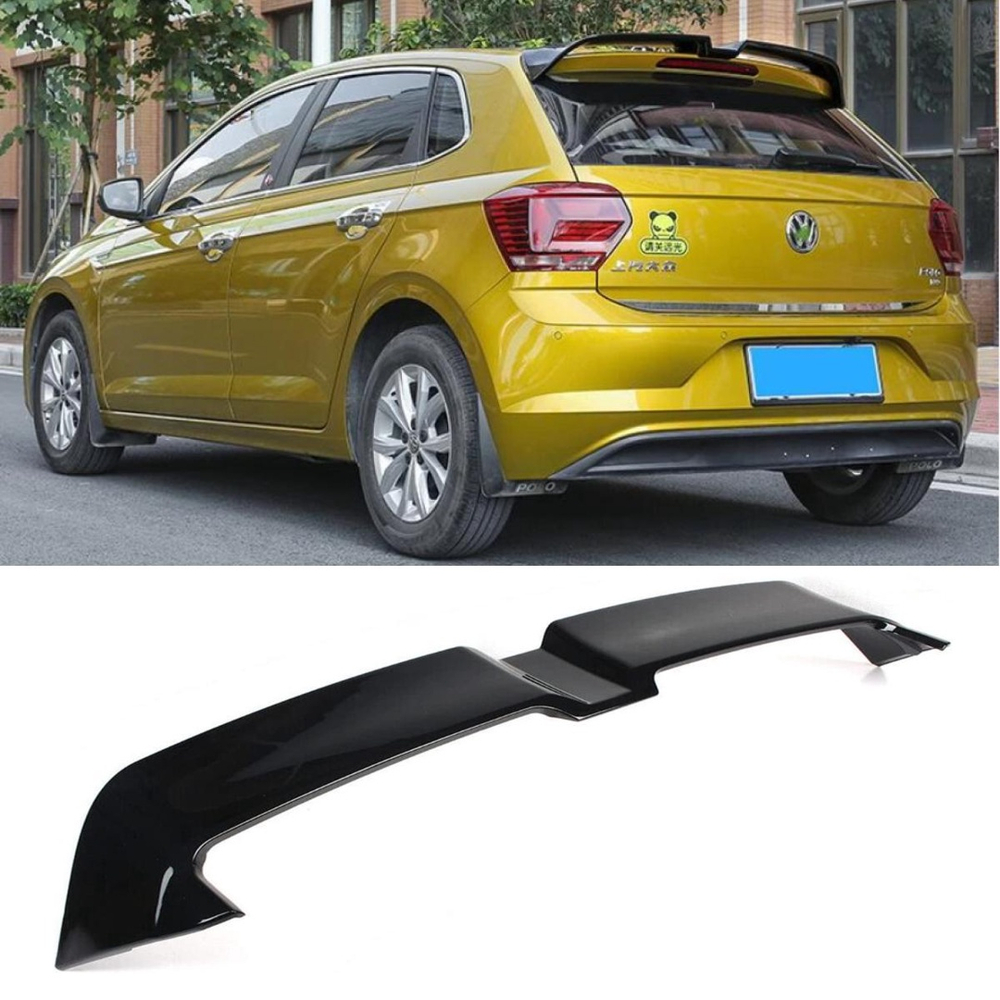 Spoiler Aerofólio Traseiro Volkswagen Polo Mk6 Black Piano | Submarino