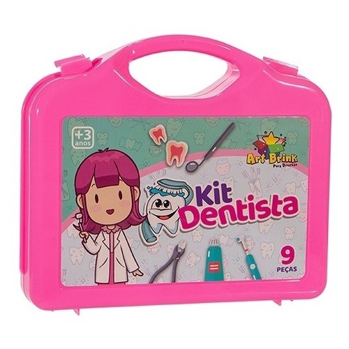 Maleta Kit Dentista Medico Brinquedo Infantil Rosa Menina em Promoção na  Americanas