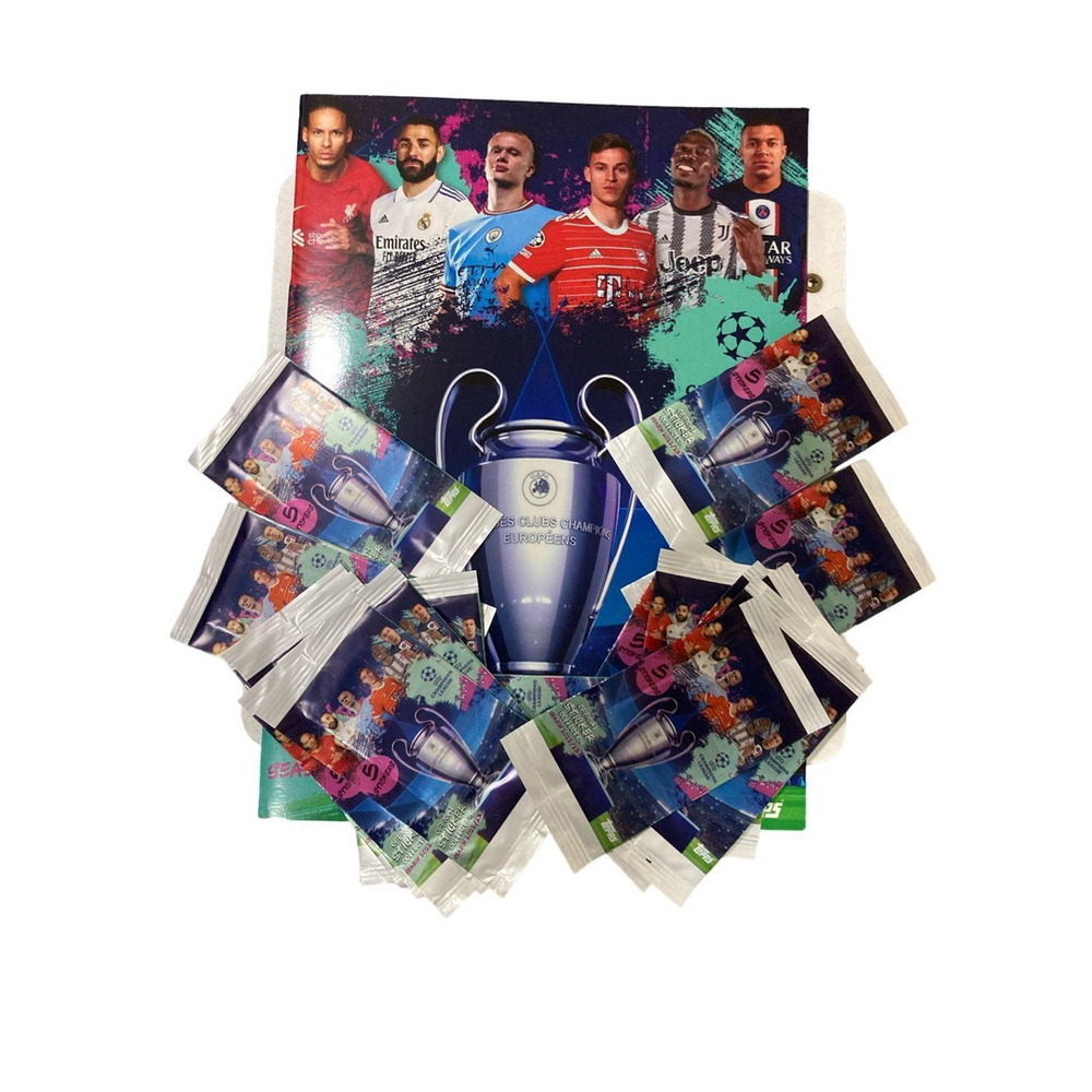 Figurinhas UEFA Champions League 2019/20 - lote com 10 envelopes