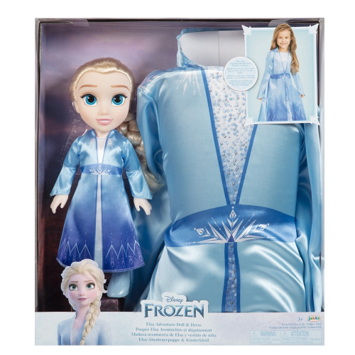 Boneca Grande Elsa Frozen Gigante 55cm Articulada Roupas de Tecido