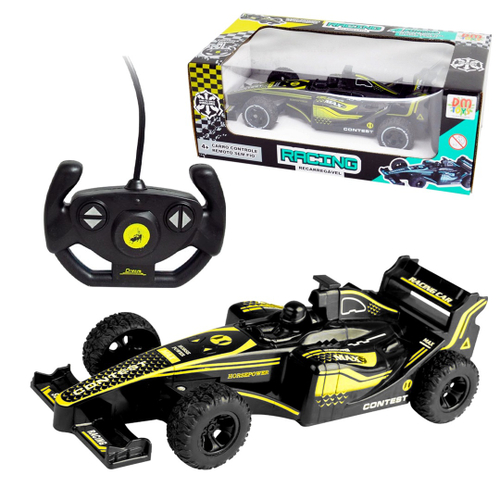 Carro de Controle Remoto Drift c/ Carregador Amarelo no Shoptime