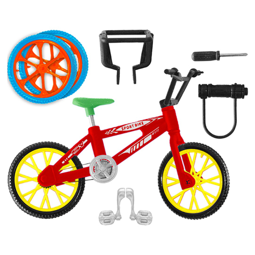 Toyvian 2 Conjuntos Bicicleta De Dedo Brinquedos De Mini Bicicletas Jogo De  Bicicleta Brinquedos De Desenvolvimento Bicicleta De Mesa Plástico