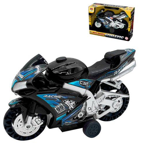 Moto Miniatura De Brinquedo Infantil Com Fricção De Corrida