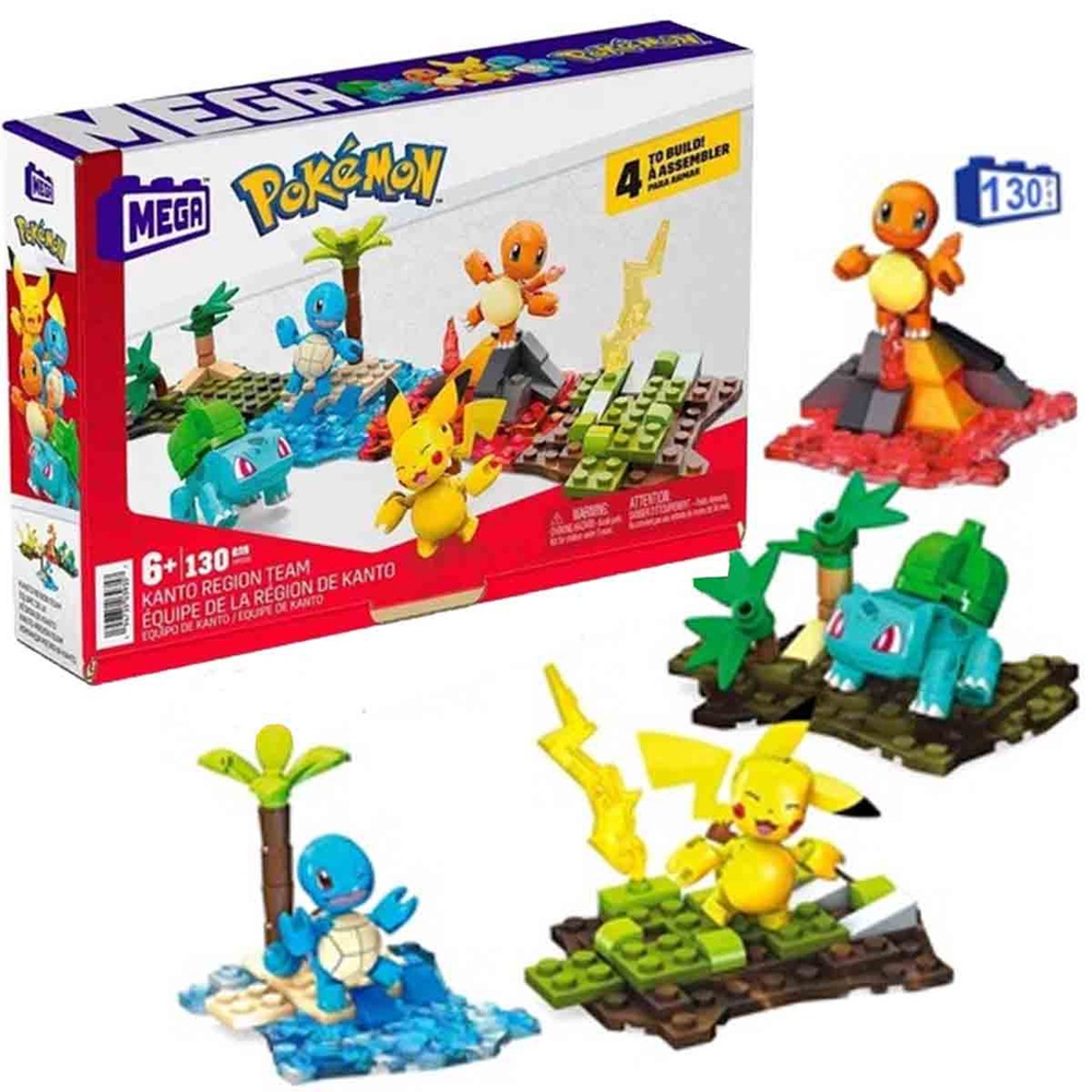 Lego Blocos De Montar Mega Construx Pokémon Mattel - Brinquedos de