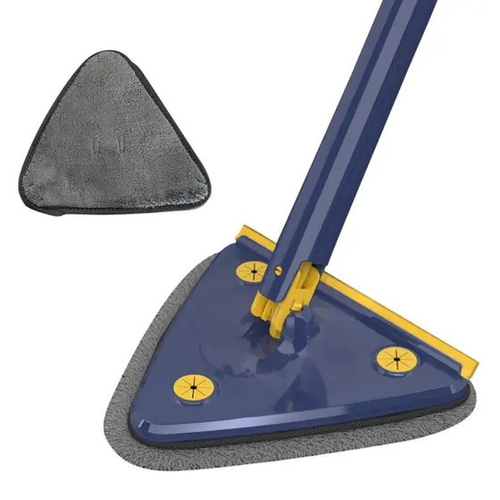 Limpador e Esfregão Triangular Mop Ajustável Giratório Vortex 360° + 2  Refil – Minha loja