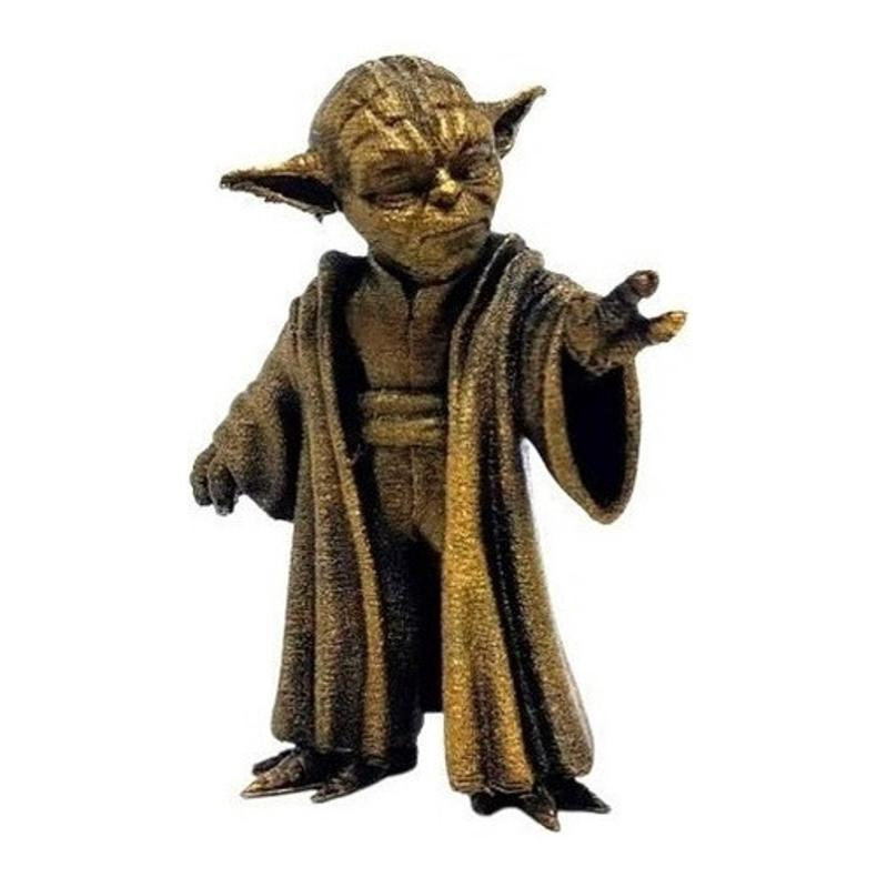 Busto 3D Yoda Star Wars Mestre Jedi Cinema Decoração