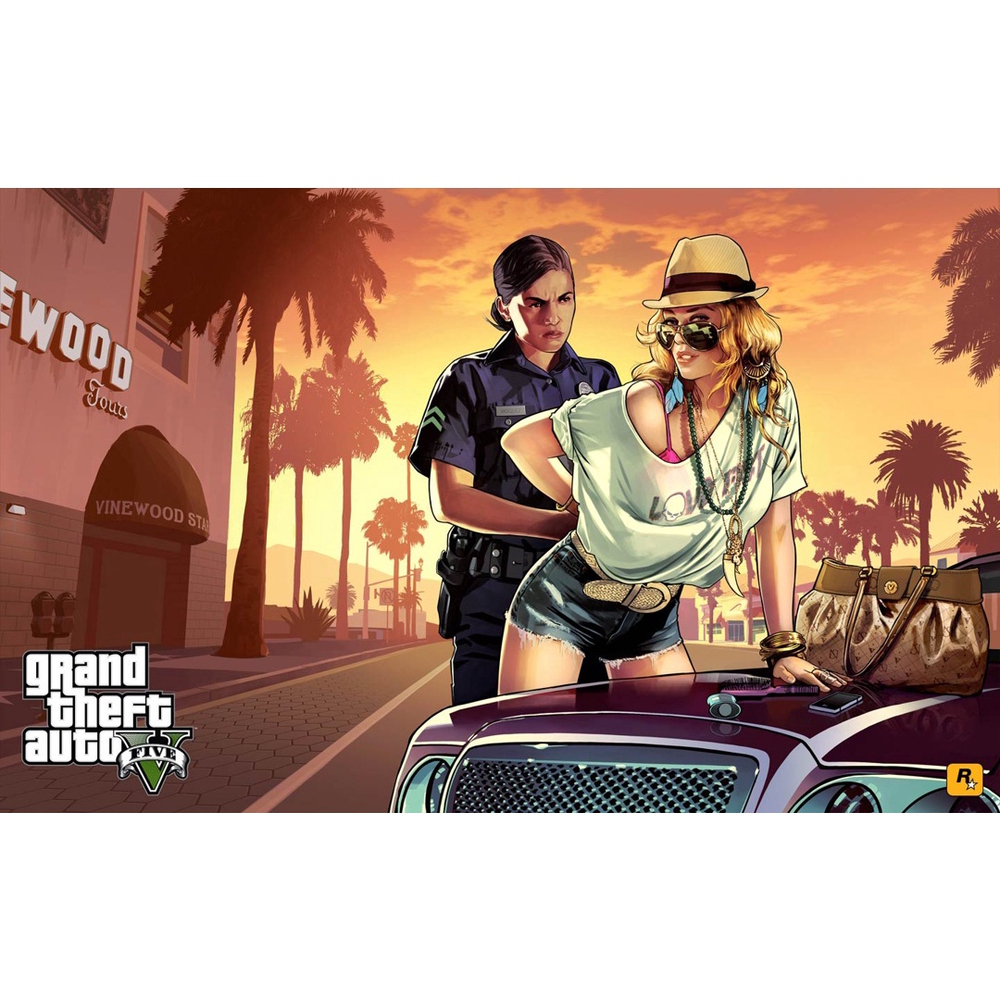 Poster Grand Theft Auto V Gta 5 D - Pop Arte Skins