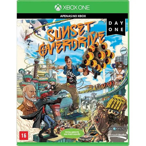 Capa Xbox One Controle Case - Sunset Overdrive - Pop Arte Skins