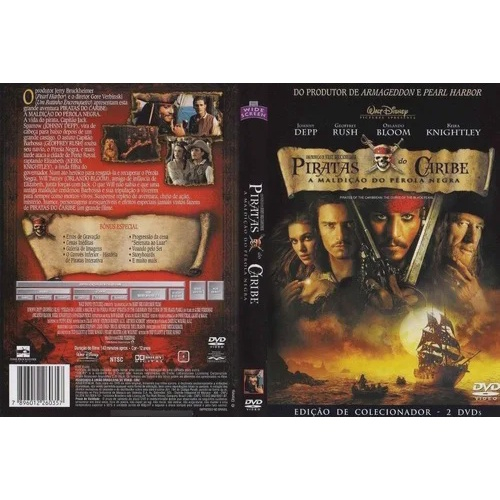 Piratas do Caribe navegando em águas misteriosas - dvd em Promoção na  Americanas