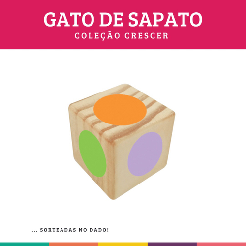 Jogo Pedagogico Gato de Sapato Nig Brinquedos