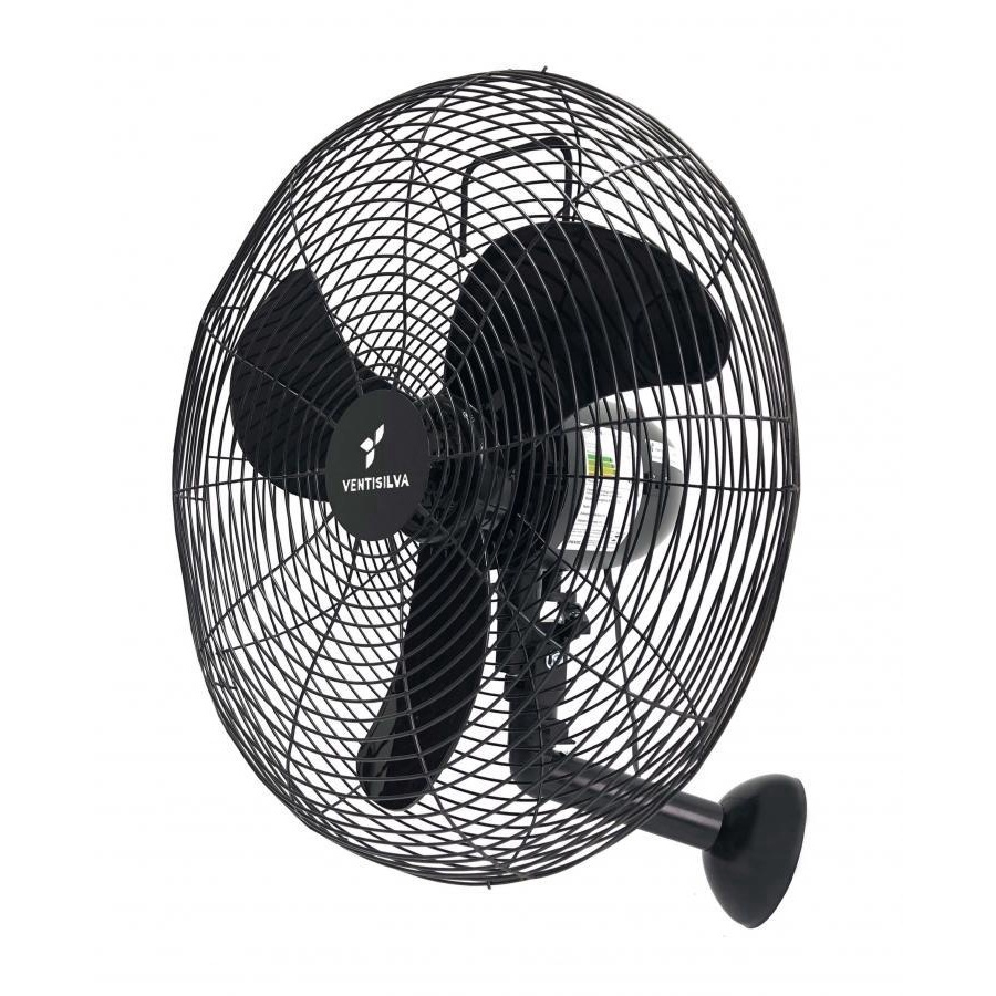 Ventilador Parede Ventisilva Venti50P Preto Oscilante 50Cm | Submarino