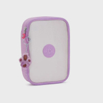 Estojo Kipling 100 Pens Purple Candy Blue