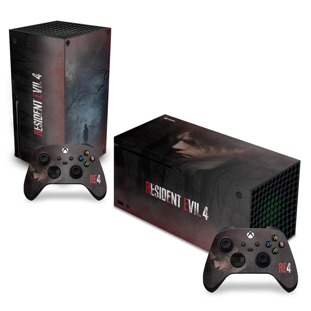 Skin xbox one X Adesiva Resident Evil 4 Remake em Promoção na Americanas