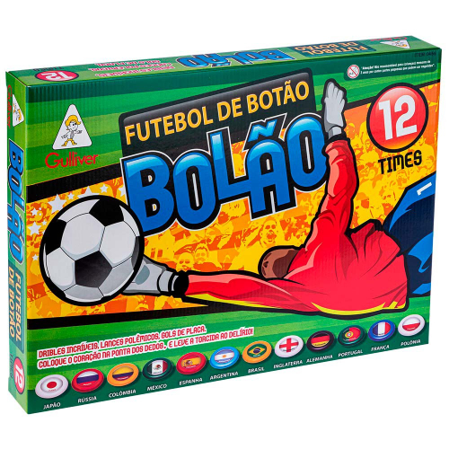 Jogo Futebol de Botao de Mesa - 2 Times em Promoção na Americanas