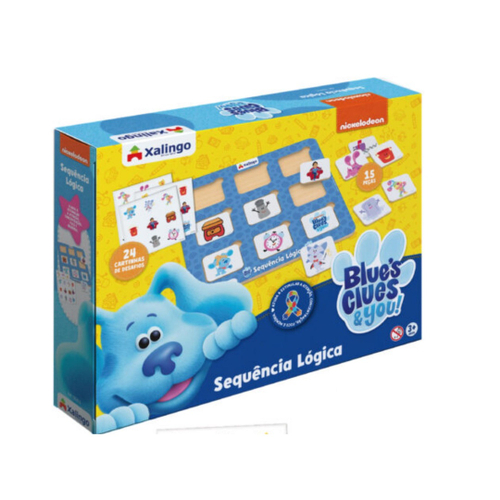 Jogo Infantil Sequência Lógica Blue's Clues Xalingo - Xalingo