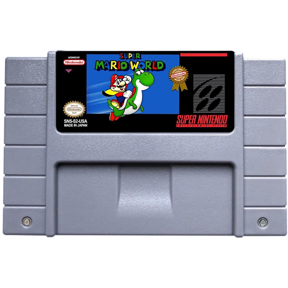 Cartucho Fita Jogo Super Mario World Super Nintendo Snes em