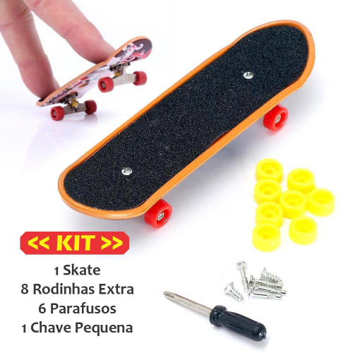 Skate de dedo com acessórios - Babykids