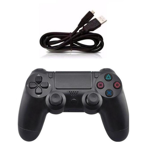 Controle PS4 compatível Playstation 4 Sem Fio com Touch - Preto