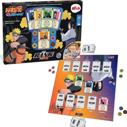 Jogo De Cartas Naruto Shippuden Rank Ninja Elka - 1189