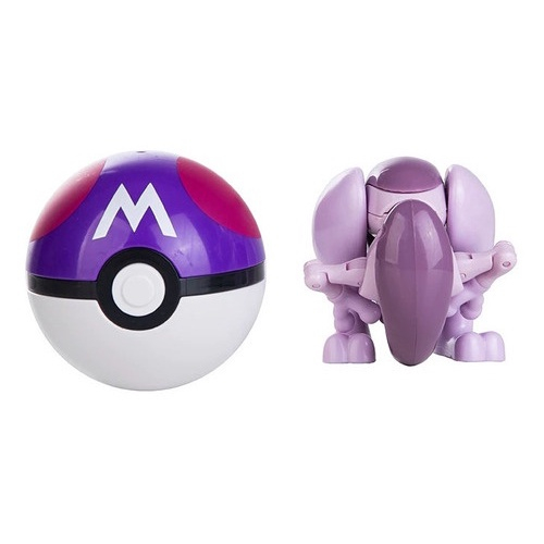 Brinquedo Pokemon Mewtwo Na Pokebola Boneco Articulado em Promoção