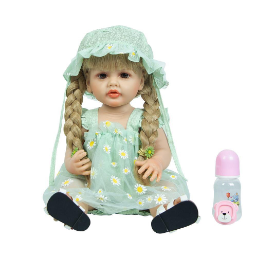 Boneca Bebê Reborn Menina Loira Realista Com Acessórios - ShopJJ -  Brinquedos, Bebe Reborn e Utilidades