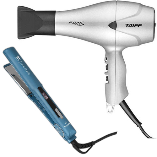 Secador De Cabelo Gama 2200w Salão Difusor Prancha Titanium