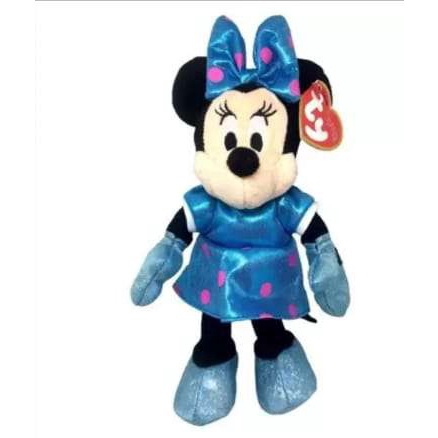 Pelucia 18 cm disney minnie mouse saia de bolinhas dtc